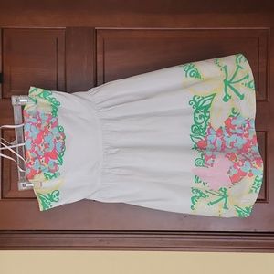 Vintage strapless Lilly Pulitzer dress